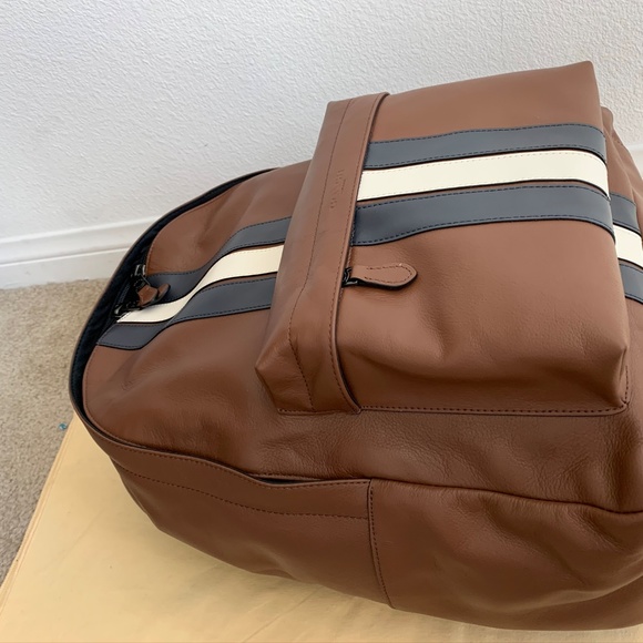NWT COACH Charles In Varsity Leather Backpack - Picture 6 of 8
